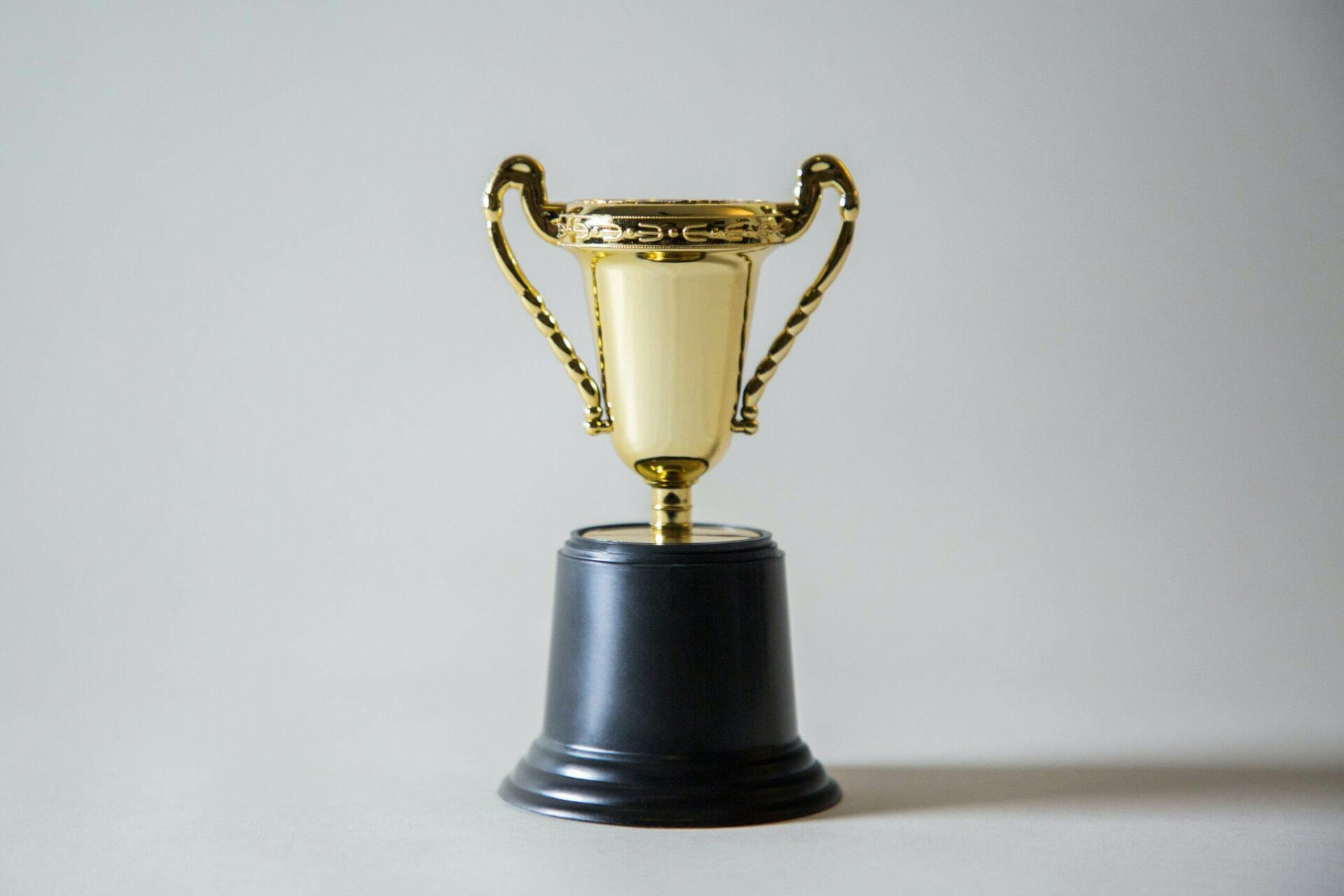 Trophy presented to award winners