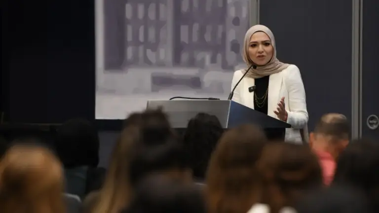 Isra Chaker Plenary Refugee Health Conference 2023